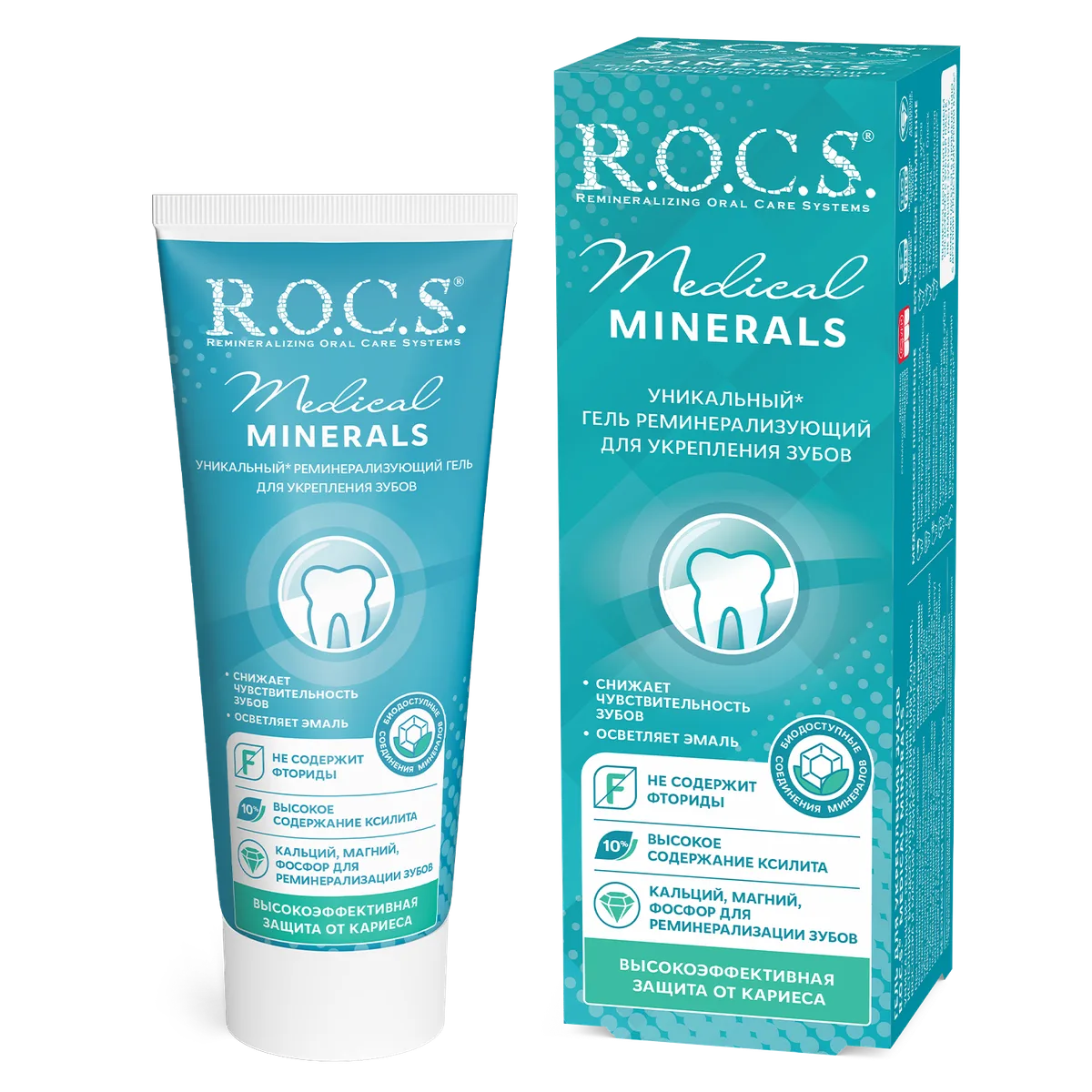 ROCS Medical Minerals Гель для укрепления зубов, 45 гр