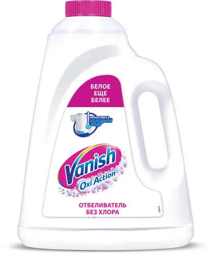 Vanish пятновыводитель и отбеливатель для белого, 1,8л