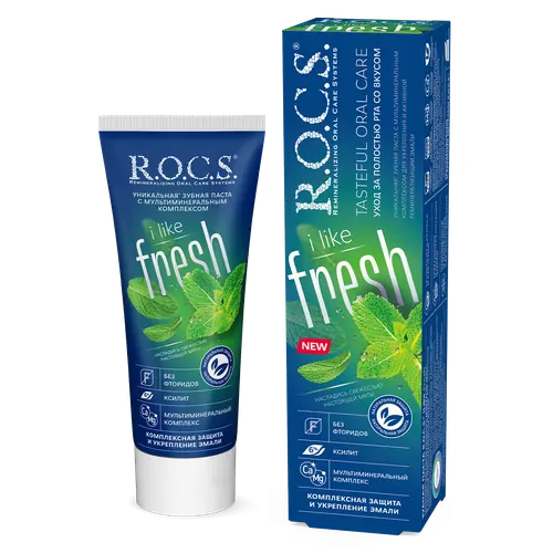 ROCS Зубная паста iLike Fresh, 74 гр