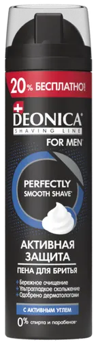 Deonica Men Пена для бритья с углем 240 мл