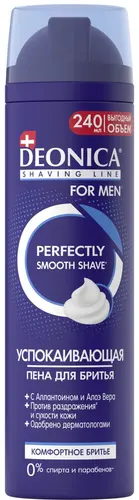 Deonica Men Пена для бритья успокавающая, 240мл