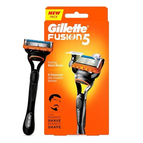 Gillette Fusion Бритва с насадкой для стрижки бороды с задним лезвием