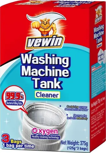 Vewin очиститель стиральных машин (Washing machine tank cleaner) 125g*3 пакетика